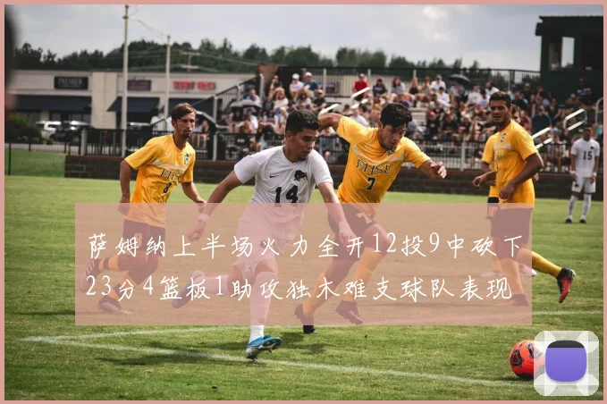 萨姆纳上半场火力全开12投9中砍下23分4篮板1助攻独木难支球队表现不佳